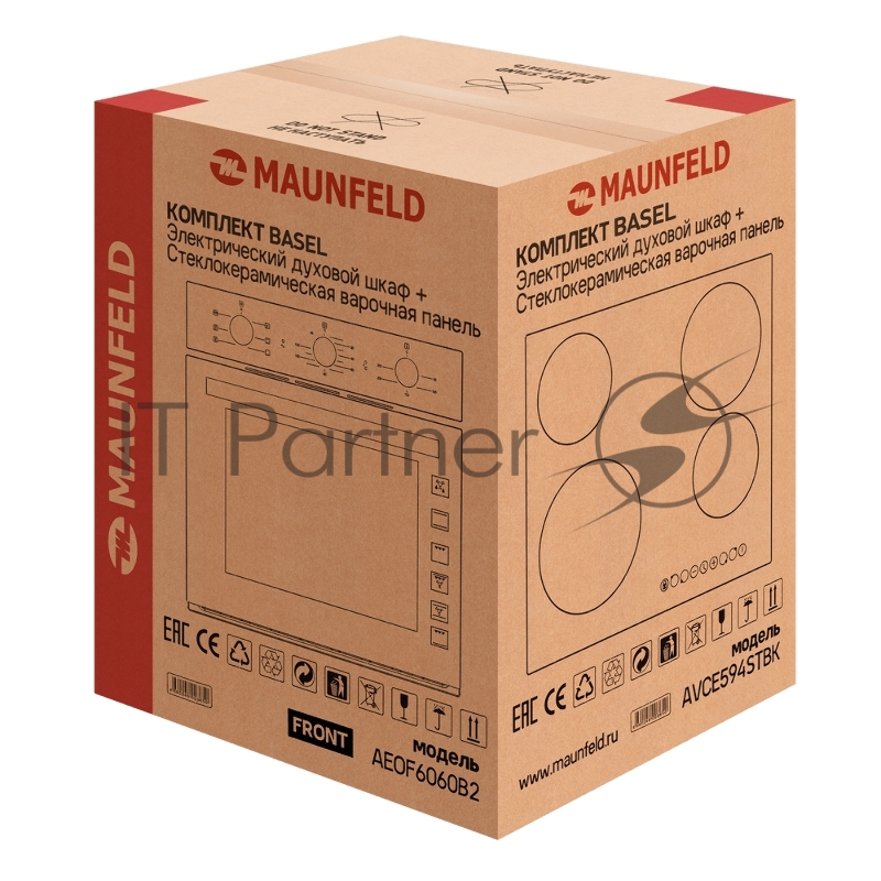 Встраиваемый комплект Maunfeld Basel черный/черный