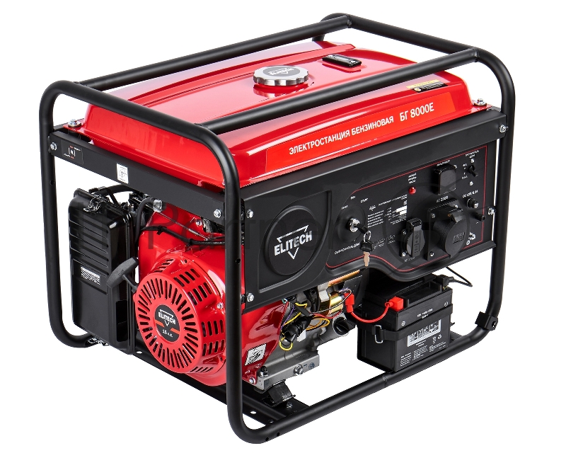 Генератор Elitech БГ 8000Е 6.5кВт