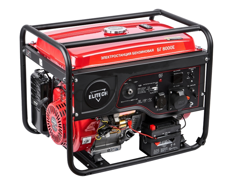 Генератор Elitech БГ 8000Е 6.5кВт