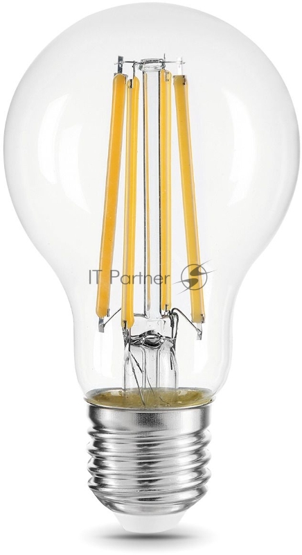 Лампа Gauss Filament А60 15W 1450lm 4100К Е27 LED 1/10/40
