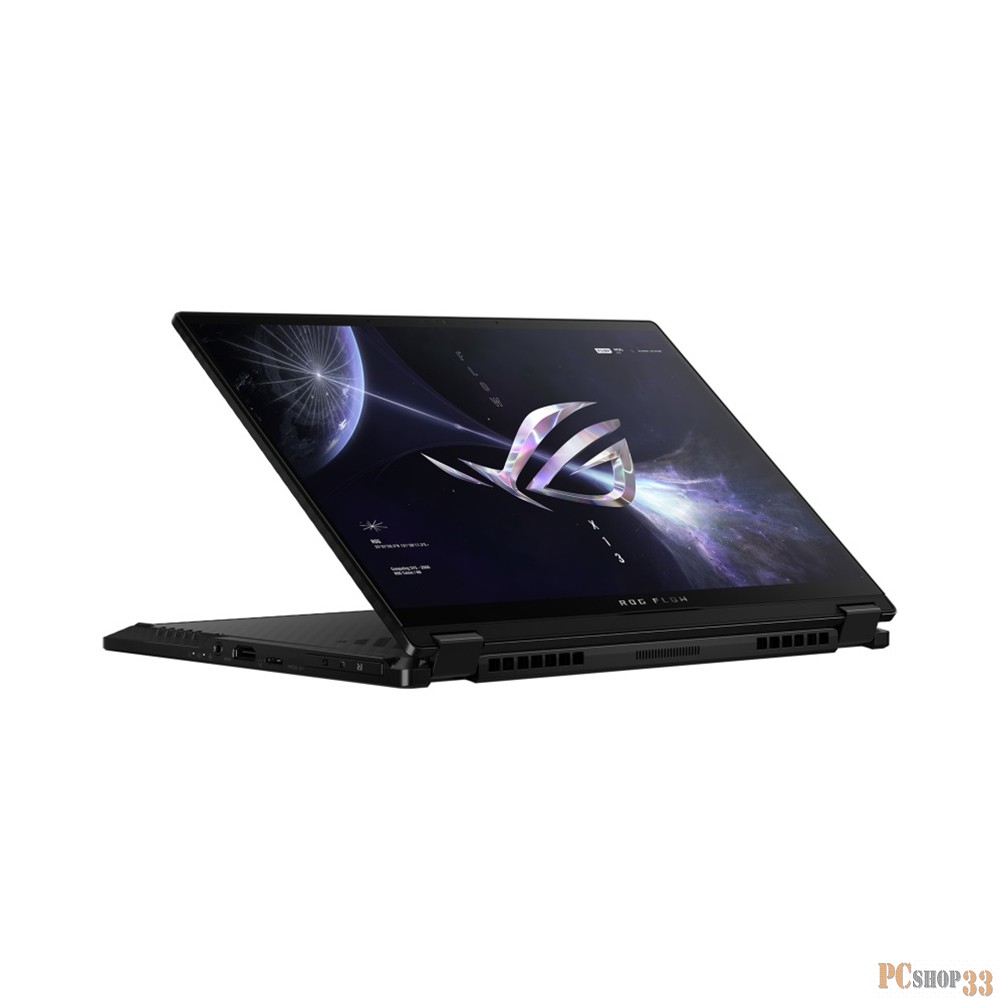 Ноутбук ASUS ROG Flow X13 GV302XV-MU021W 13.4(2560x1600 IPS)/Touch/AMD Ryzen 9 7940HS(4Ghz)/16384Mb/1024PCISS GeForce RTX4060(8192Mb)/Cam/BT/WiFi/75 1y/1.3kg/Off Black/Win11Home + +чехол +стилус