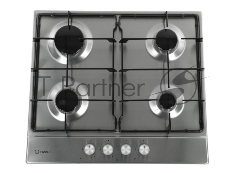 Газовая варочная поверхность Indesit THPM 641 W/IX/I нержавеющая сталь