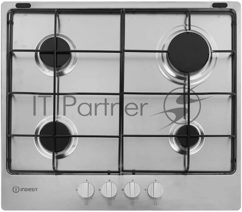 Газовая варочная поверхность Indesit THPM 642 IX/I нержавеющая сталь