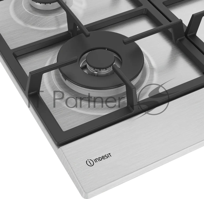 Газовая варочная поверхность Indesit THPM 642 W/IX/I нержавеющая сталь