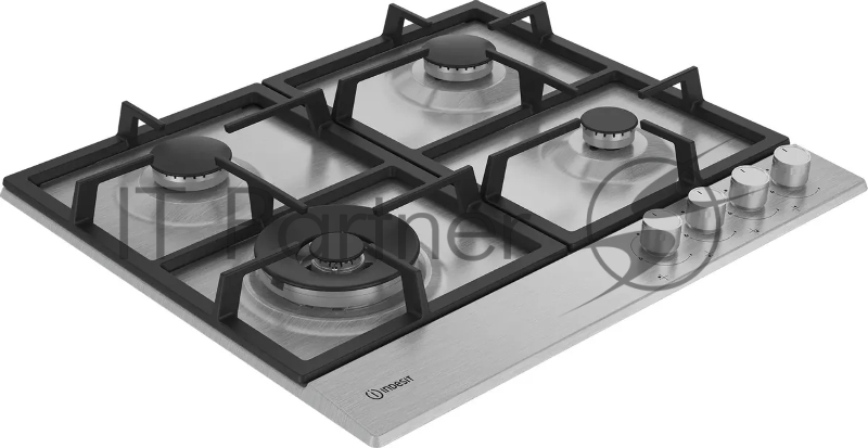 Газовая варочная поверхность Indesit THPM 642 W/IX/I нержавеющая сталь