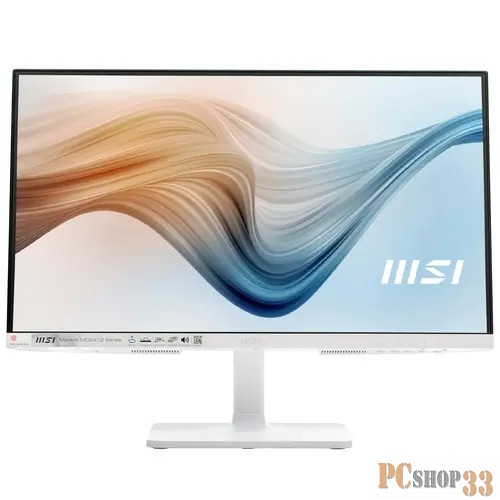 Монитор MSI 23.8 Modern MD2412PW белый IPS LED 1ms 16:9 HDMI M/M матовая HAS Piv 300cd 178гр/178гр 1920x1080 100Hz FreeSync FHD USB 4.65кг