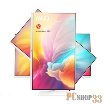 Монитор MSI 27 Modern MD272QXPW белый IPS LED 1ms 16:9 HDMI M/M матовая HAS Piv 400cd 178гр/178гр 2560x1440 100Hz DP WQ USB 5.85кг