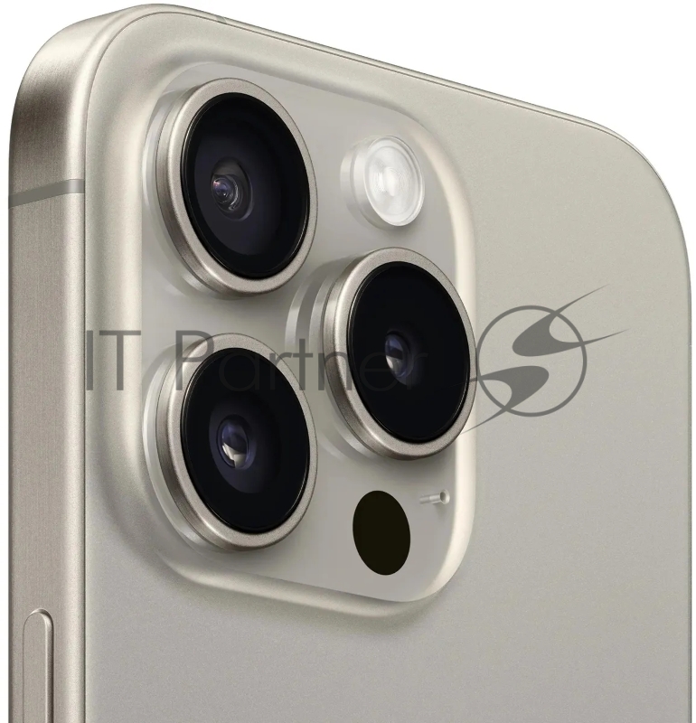 Смартфон Apple A3104 iPhone 15 Pro 256Gb титан моноблок 3G 4G 2Sim 6.1 1179x2556 iOS 17 48Mpix 802.11 a/b/g/n/ac/ax NFC GPS Protect