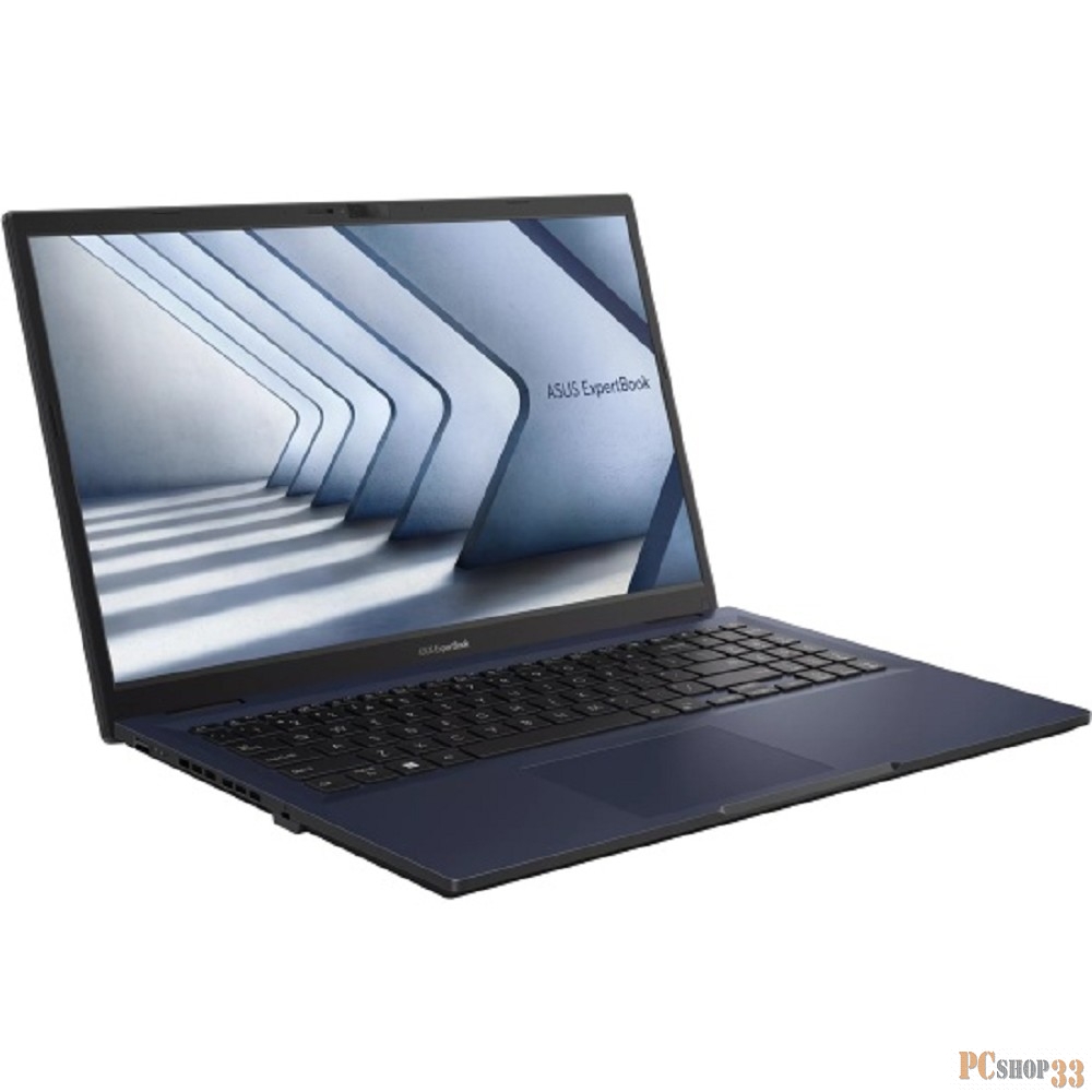 Ноутбук Asus ExpertBook B1 B1502CVA-BQ0548 Core i5 1335U 8Gb SSD512Gb Intel UHD Graphics 15.6 IPS FHD (1920x1080) noOS black WiFi BT Cam (90NX06X1-M00LH0)