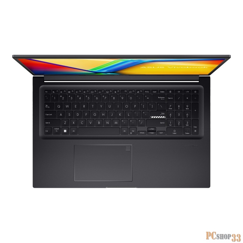 Ноутбук Asus VivoBook 17X K3704VA-AU100W Core i5 13500H 8Gb SSD512Gb Intel Iris Xe graphics 17.3 IPS FHD (1920x1080) Windows 11 Home black WiFi BT Cam (90NB1091-M00400)