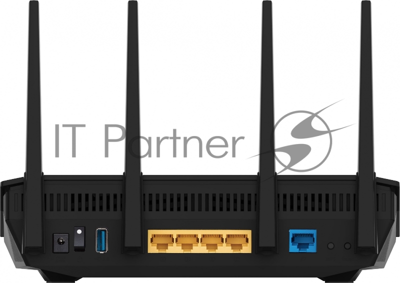 Маршрутизатор Asus RT-AX5400 AX5400 10/100/1000 компл.:устройство/крепления/ад черный (упак.:1шт)