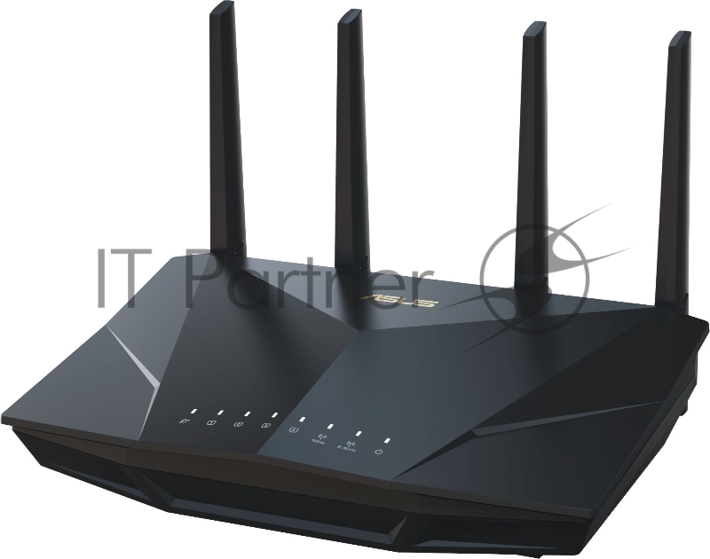 Маршрутизатор Asus RT-AX5400 AX5400 10/100/1000 компл.:устройство/крепления/ад черный (упак.:1шт)