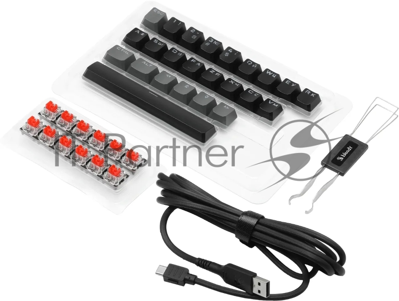 Клавиатура A4Tech Bloody S98 механическая красный USB for gamer LED (S98 RED)