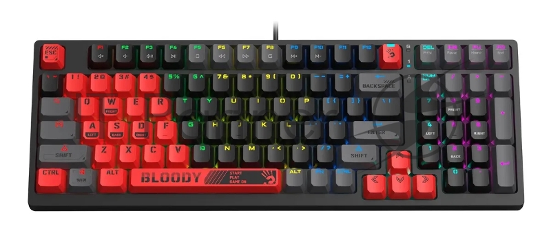 Клавиатура A4Tech Bloody S98 механическая красный USB for gamer LED (S98 RED)