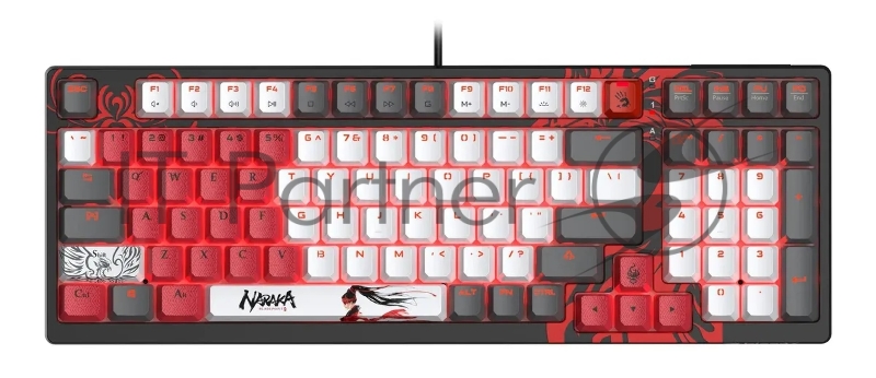 Клавиатура A4Tech Bloody S98 механическая черный USB for gamer LED (S98 BLACK)