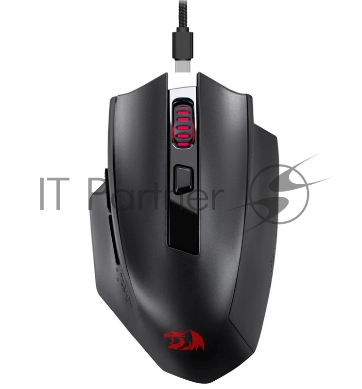 Мышка REDRAGON USB GAMING WRL WOKI BLACK 71523