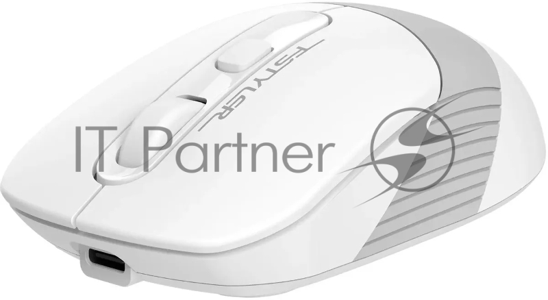 Мышь A4Tech Fstyler FG10CS Air белый/серый оптическая (2000dpi) silent беспроводная USB для ноутбука (4but)