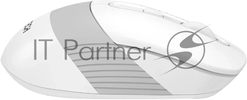 Мышь A4Tech Fstyler FG10CS Air белый/серый оптическая (2000dpi) silent беспроводная USB для ноутбука (4but)