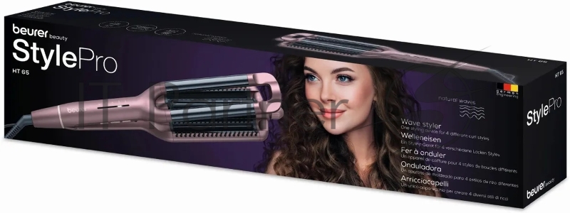 Щипцы Beurer HT65 120Вт макс.темп.:210С покрытие:керамико-кератиновое бежевый