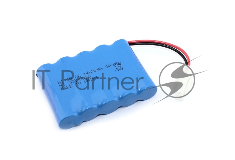Аккумулятор Ni-Cd 6V 1400 mAh AA Flatpck разъем 5559