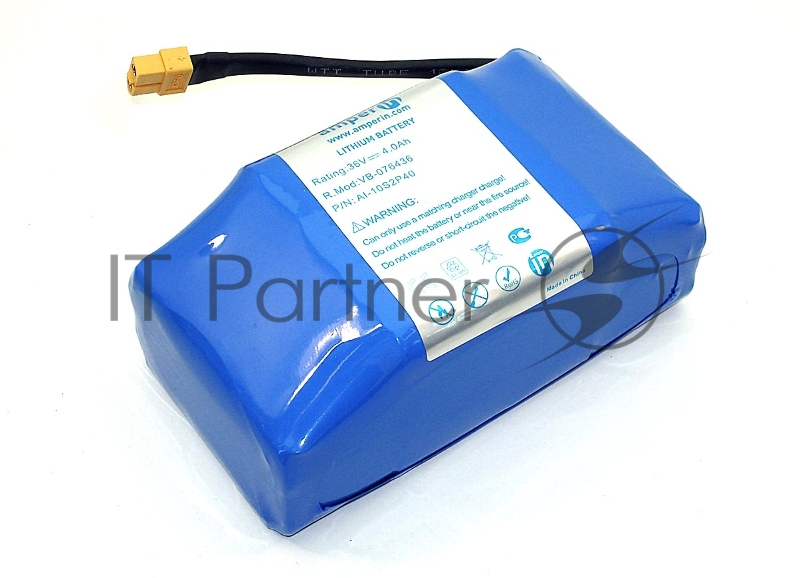 Аккумулятор Amperin 10S2P для гироскутера 36V 4.0Ah Li-ion