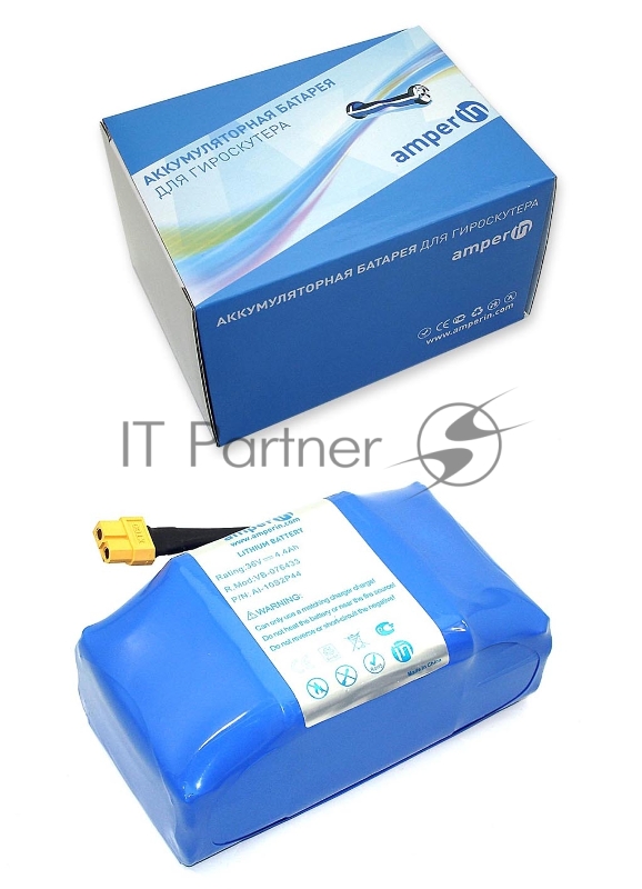 Аккумулятор Amperin 10S2P для гироскутера 36V 4.4Ah Li-ion