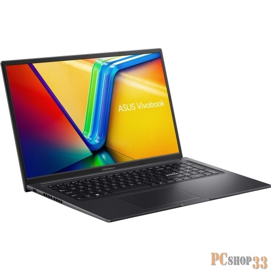 Ноутбук Asus VivoBook 17X K3704VA-AU102 Core i9 13900H 16Gb SSD1Tb Intel Iris Xe graphics 17.3 IPS FHD (1920x1080) noOS black WiFi BT Cam (90NB1091-M00420)