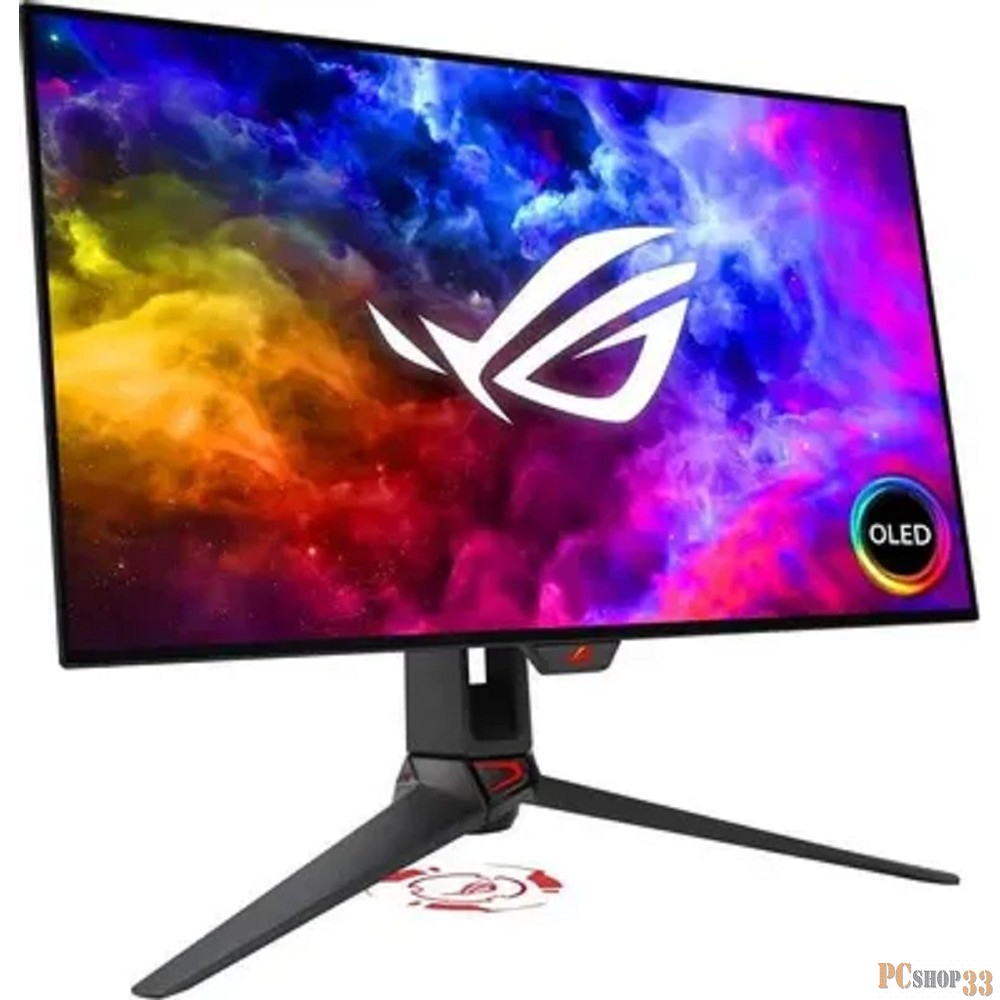 Монитор Asus 27 ROG Swift PG27AQDM черный OLED LED 16:9 HDMI M/M матовая HAS Piv 450cd 178гр/178гр 3840x1440 240Hz G-Sync DP 2K USB 6.9кг