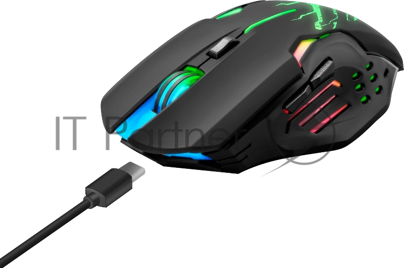 Мышка DEFENDER USB GAMING WRL KATANA GM-511 BLACK