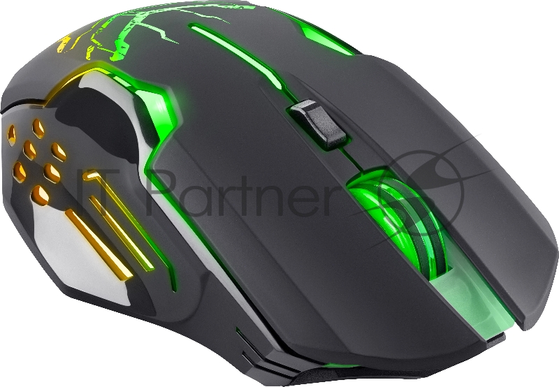 Мышка DEFENDER USB GAMING WRL KATANA GM-511 BLACK