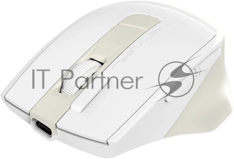 Мышь A4Tech Fstyler FB45CS Air бежевый оптическая (2000dpi) silent беспроводная BT/Radio USB (7but)