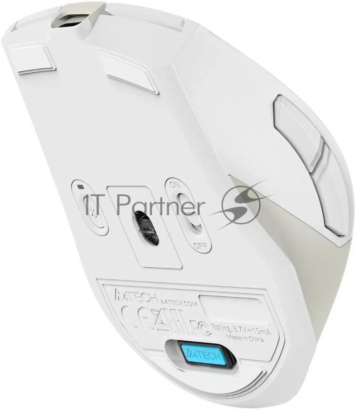 Мышь A4Tech Fstyler FB45CS Air бежевый оптическая (2000dpi) silent беспроводная BT/Radio USB (7but)