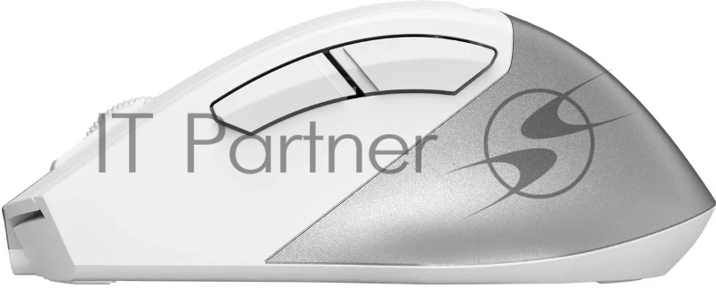 Мышь A4Tech Fstyler FB45CS Air белый/серебристый оптическая (2000dpi) silent беспроводная BT/Radio USB (7but)