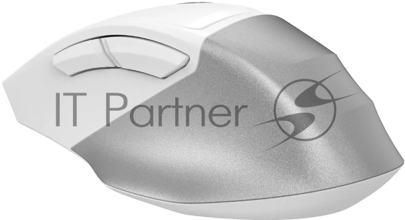 Мышь A4Tech Fstyler FB45CS Air белый/серебристый оптическая (2000dpi) silent беспроводная BT/Radio USB (7but)