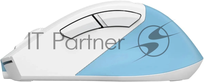 Мышь A4Tech Fstyler FG45CS Air голубой/белый оптическая (2000dpi) silent беспроводная USB для ноутбука (7but)
