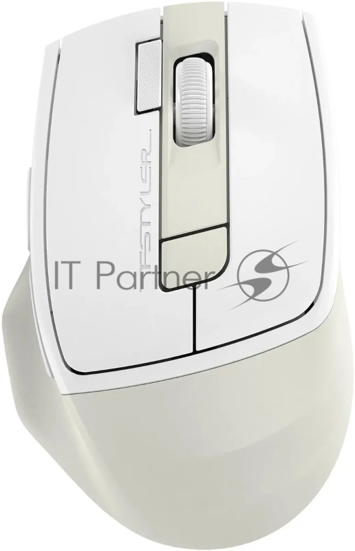 Мышь A4Tech Fstyler FG45CS Air бежевый оптическая (2000dpi) silent беспроводная USB для ноутбука (7but)