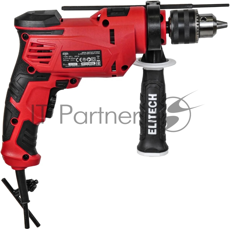 Дрель ударная Elitech ДУ 060РЭ (E2201.019.00) 650Вт ключевой реверс (E2201.019.00)