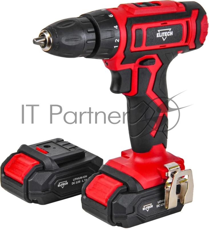 Дрель-шуруповерт Elitech ДА 122СЛ аккум. патрон:быстрозажимной (кейс в комплекте) (E2201.015.01)