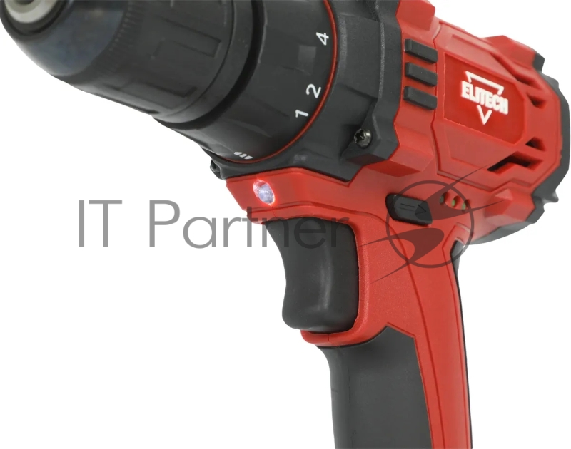 Дрель-шуруповерт Elitech ДА 12СЛ2 (Е2201.004.02) аккум. патрон:быстрозажимной (кейс в комплекте) (191612)
