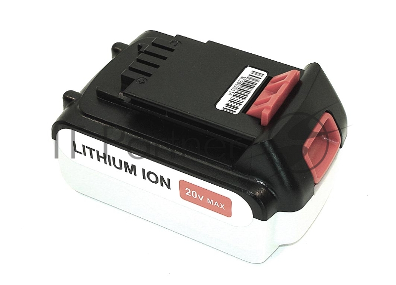 Аккумулятор для Black & Decker (p/n: LB20, LBX20, LBXR20 SL186K, ASL188K, BDCDMT12) 20V 4Ah Li-ion