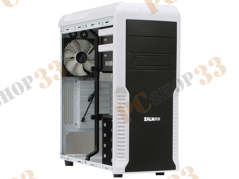 Корпус Miditower Zalman Z3 Plus White, ATX, бело-черный (без БП)