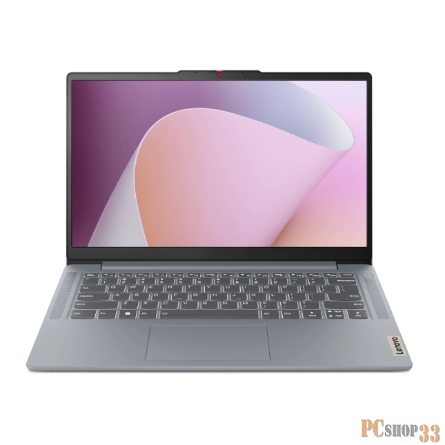 Ноутбук LENOVO IdeaPad 3 Slim 14ABR8 14 1920x1080/AMD Ryzen 7 7730U/RAM 8Гб/SSD 512Гб/AMD Radeon Graphics/ENG|RUS/DOS/серый/1.37 кг 82XL005NPS