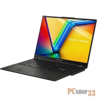 Ноутбук Asus Vivobook S 16 Flip TP3604VA-MC189 Core i5 13500H 16Gb SSD512Gb Intel Iris Xe graphics 16 IPS Touch WUXGA (1920x1200) noOS black WiFi BT Cam (90NB1051-M00780)