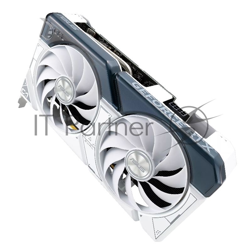 Видеокарта Asus PCI-E 4.0 DUAL-RTX4060-O8G-WHITE NVIDIA GeForce RTX 4060 8192Mb 128 GDDR6 2505/17000 HDMIx1 DPx3 HDCP Ret
