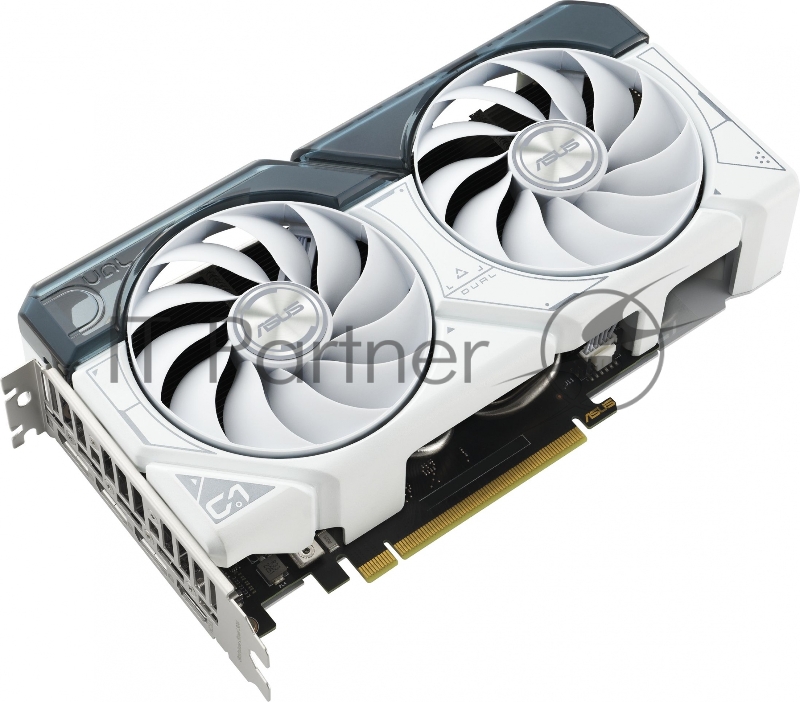 Видеокарта Asus PCI-E 4.0 DUAL-RTX4060-O8G-WHITE NVIDIA GeForce RTX 4060 8192Mb 128 GDDR6 2505/17000 HDMIx1 DPx3 HDCP Ret