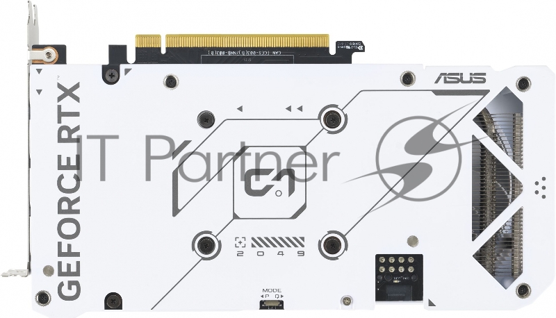 Видеокарта Asus PCI-E 4.0 DUAL-RTX4060-O8G-WHITE NVIDIA GeForce RTX 4060 8192Mb 128 GDDR6 2505/17000 HDMIx1 DPx3 HDCP Ret