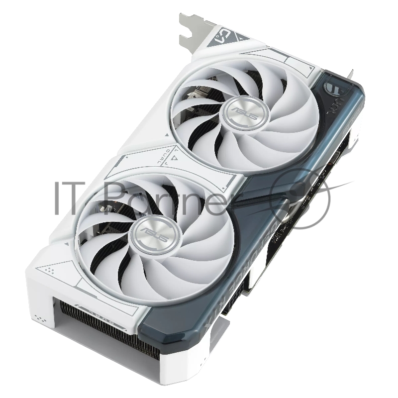 Видеокарта Asus PCI-E 4.0 DUAL-RTX4060-O8G-WHITE NVIDIA GeForce RTX 4060 8192Mb 128 GDDR6 2505/17000 HDMIx1 DPx3 HDCP Ret