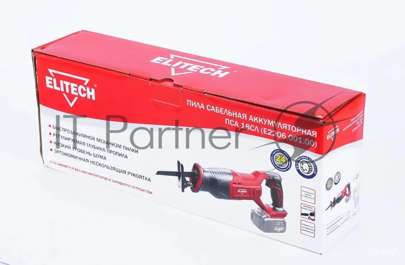 Сабельная пила Elitech ПСА 18СЛ (Е2206.001.00) аккум. 3000ход/мин (191588)