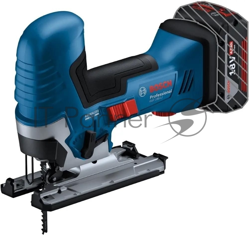 Лобзик Bosch GST 185-LI без акб и ЗУ 3500ходов/мин от аккумулятора