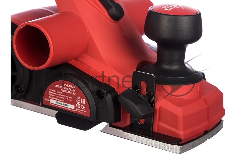 Рубанок Elitech Р 82К 750Вт 82мм 16000об/мин (кейс в комплекте)